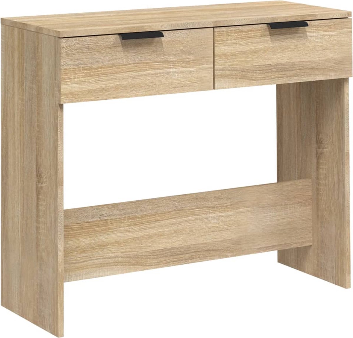 Vidaxl Wandtafel 90x36x75 Cm Bewerkt Hout Sonoma Eikenkleurig - Marrón