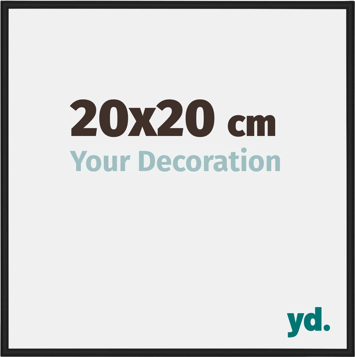 Your Decoration New York Aluminium Fotolijst 20x20cm Mat - Zwart