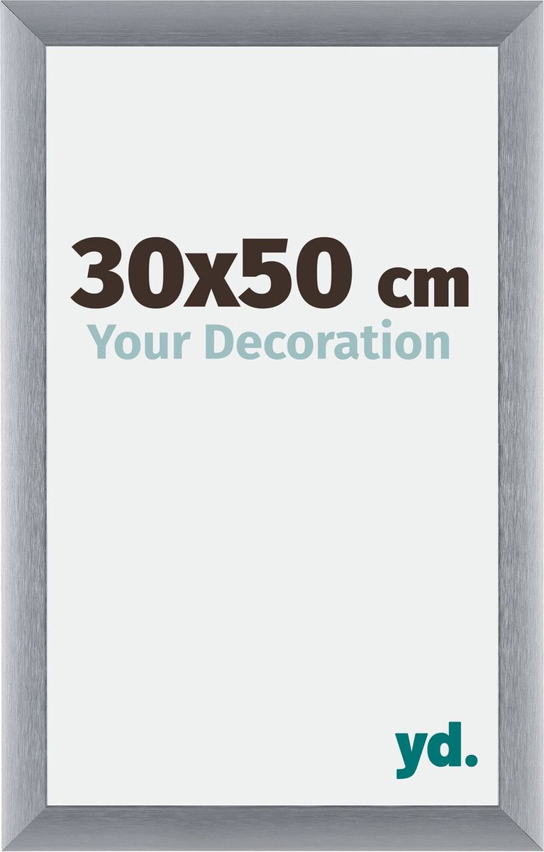 Your Decoration Tucson Aluminium Fotolijst 30x50cm Zilver Geborsteld