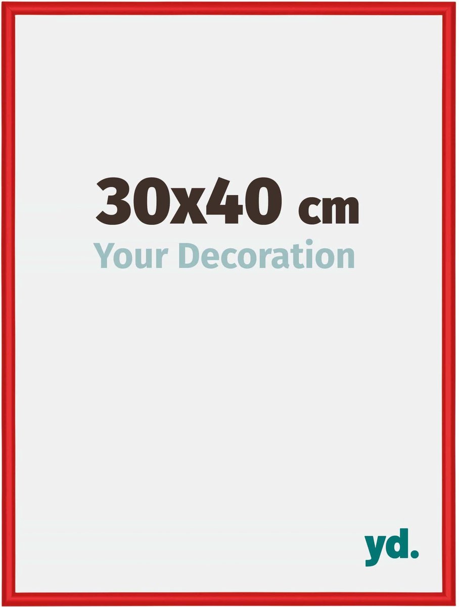 Your Decoration New York Aluminium Fotolijst 30x40cm Ferrari - Rood