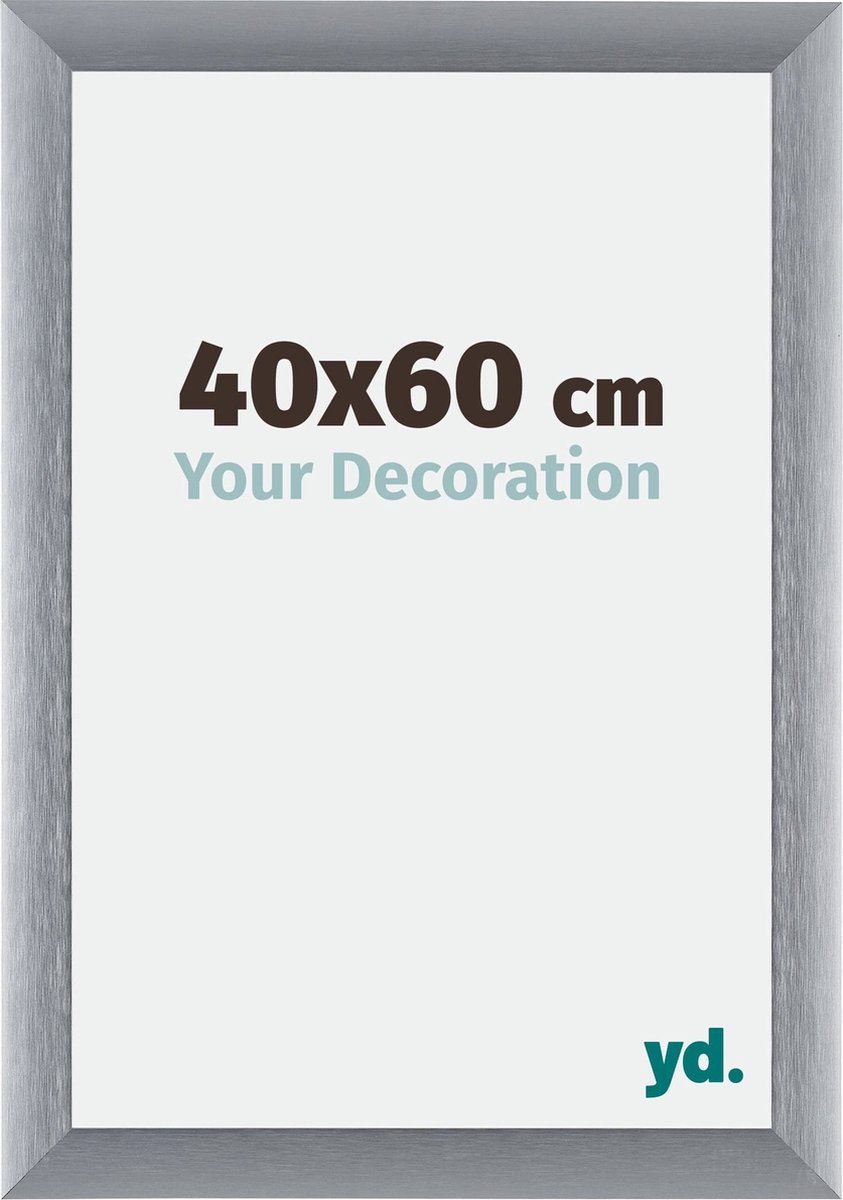 Your Decoration Tucson Aluminium Fotolijst 40x60cm Zilver Geborsteld