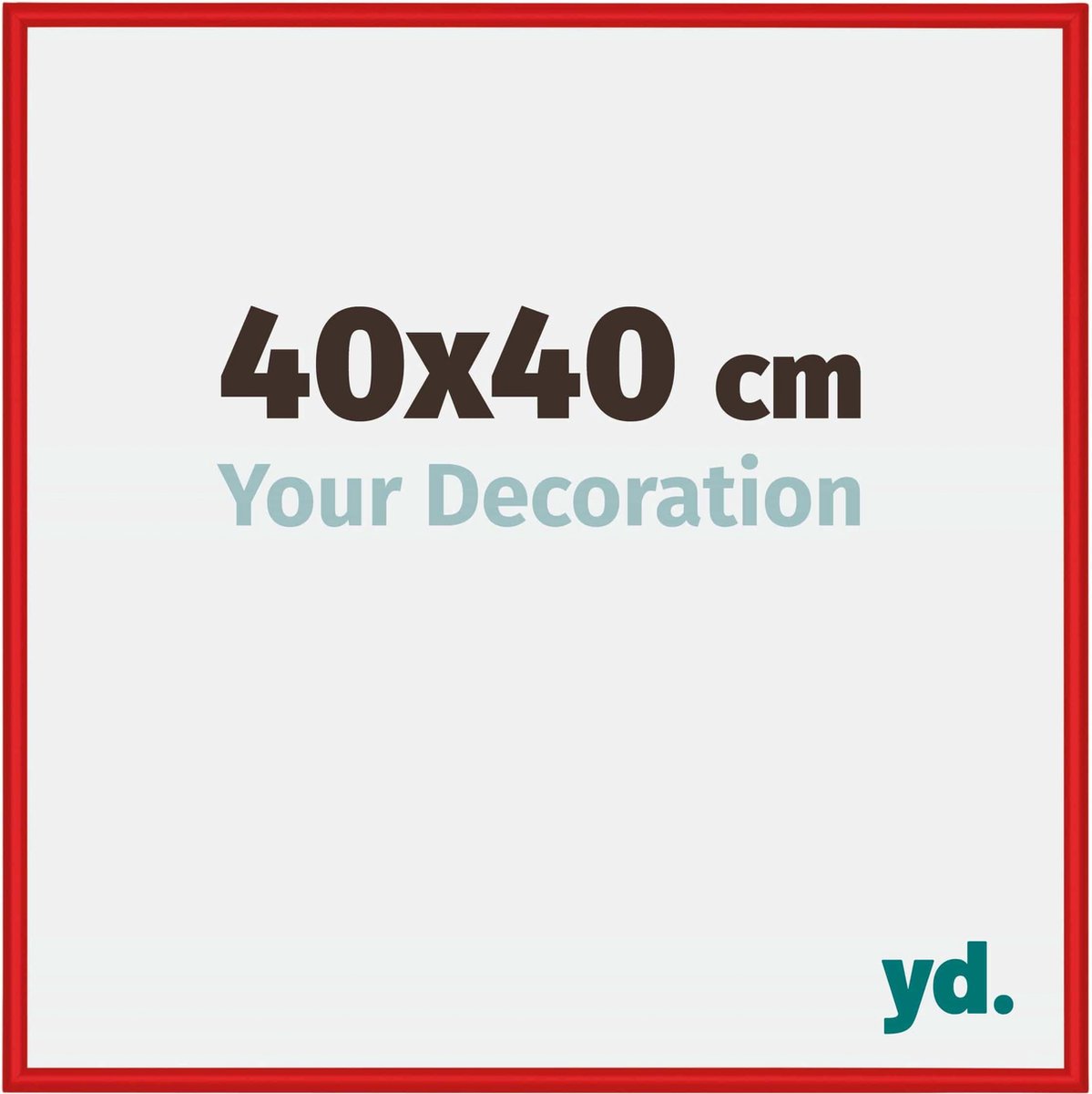 Your Decoration New York Aluminium Fotolijst 40x40cm Ferrari - Rood