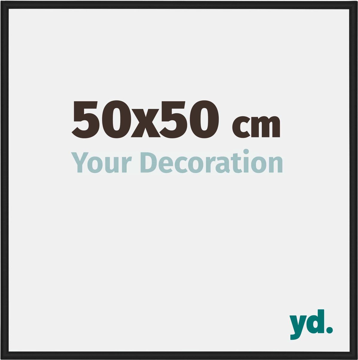 Your Decoration New York Aluminium Fotolijst 50x50cm Mat - Zwart