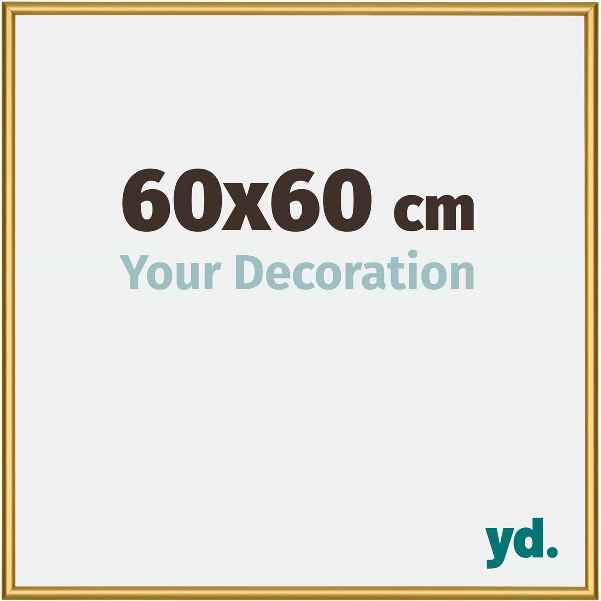 Your Decoration New York Aluminium Fotolijst 60x60cm Goud Glanzend