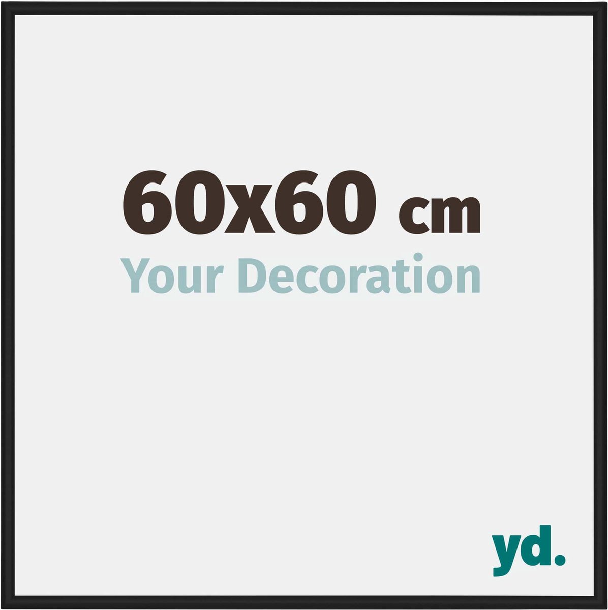Your Decoration New York Aluminium Fotolijst 60x60cm Mat - Zwart