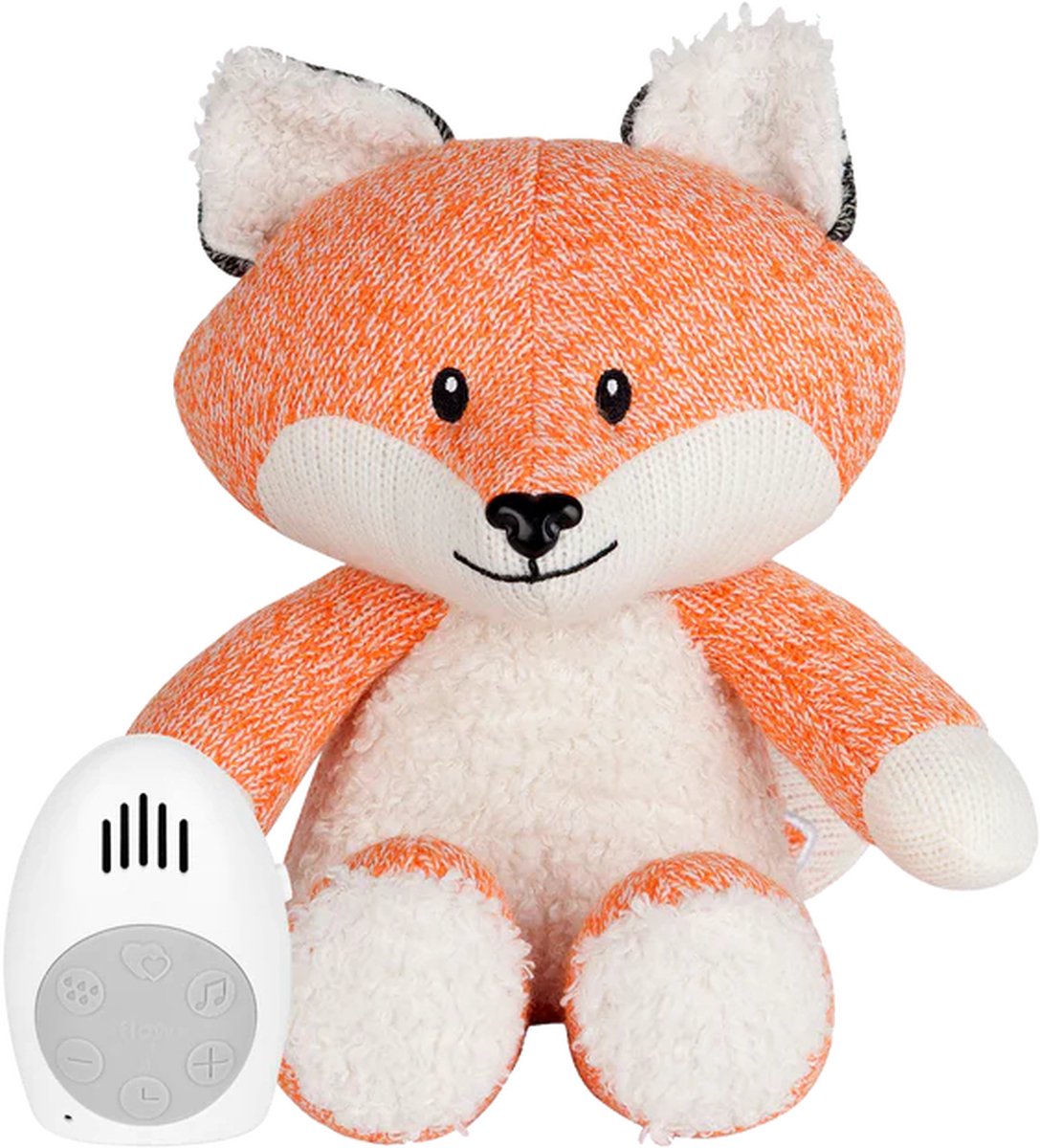 Flow Amsterdam Hartslag Knuffel - White Noise - Robin De Vos - Donker - Oranje