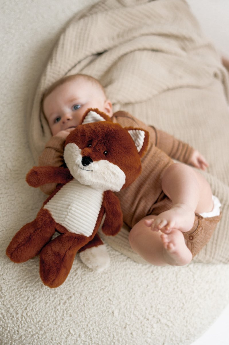 Flow Amsterdam Hartslag Knuffel - White Noise - Robin De Vos - Donker - Oranje