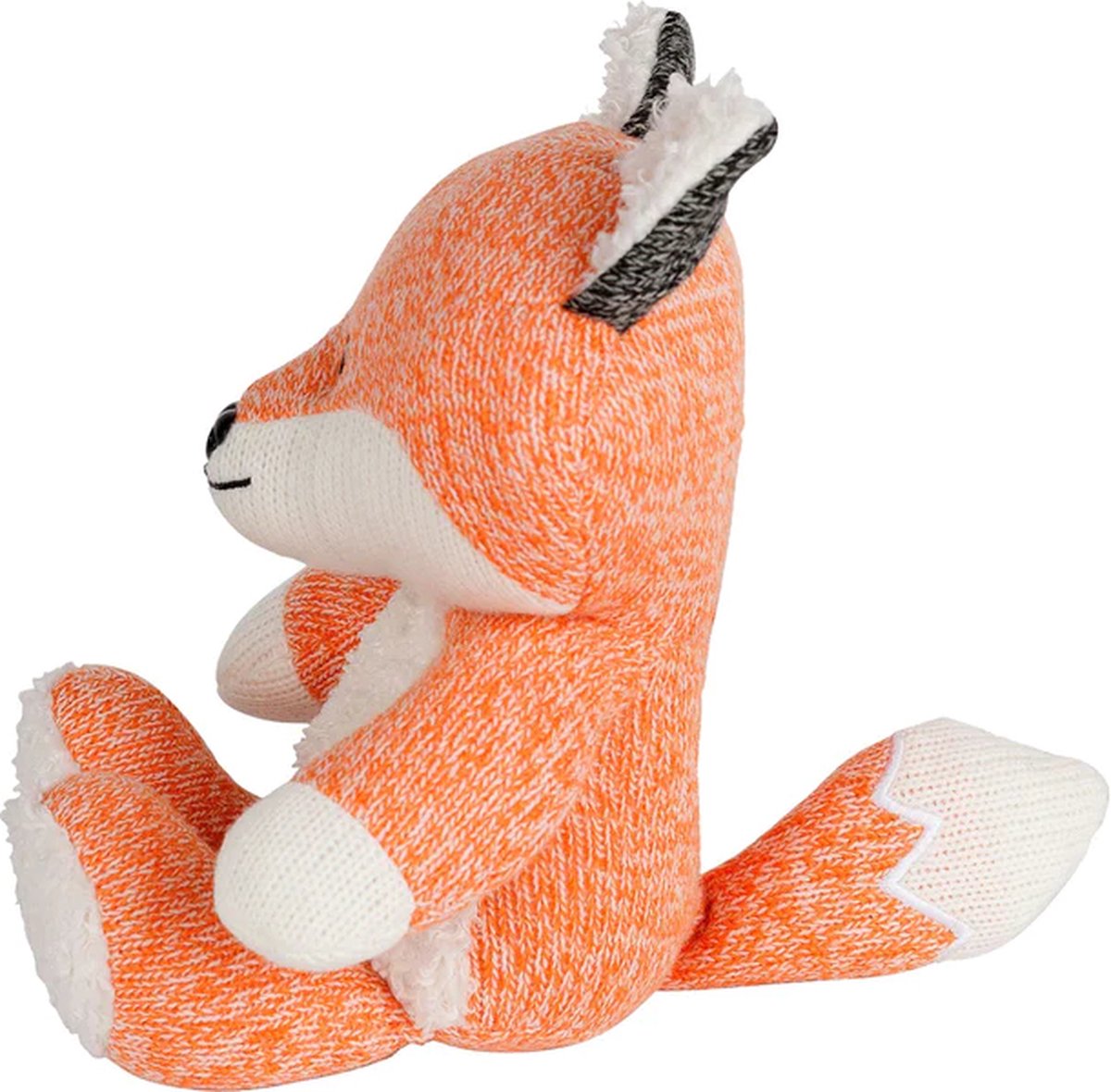 Flow Amsterdam Hartslag Knuffel - White Noise - Robin De Vos - Donker - Oranje