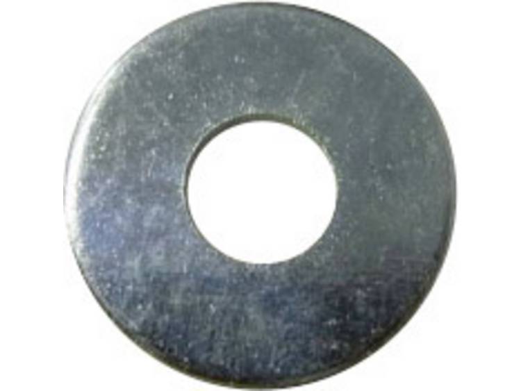 TOOLCRAFT 2,7 D9021:A2K 194721 Onderlegringen Binnendiameter: 2.5 mm M2.5 DIN 9021 Staal Verzinkt 100 stuk(s)