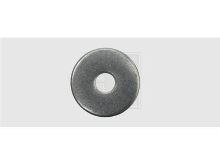 SWG Spatbordschijf Binnendiameter: 4.3 mm M10 RVS A2 100 stuk(s)