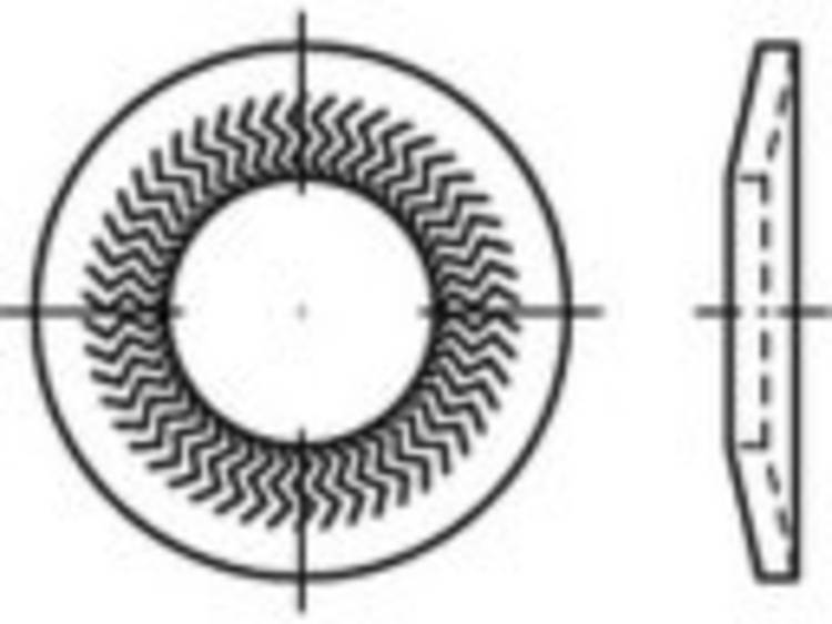 881240300240000 Onderlegringen 24 mm 88124 Verenstaal 100 stuk(s)