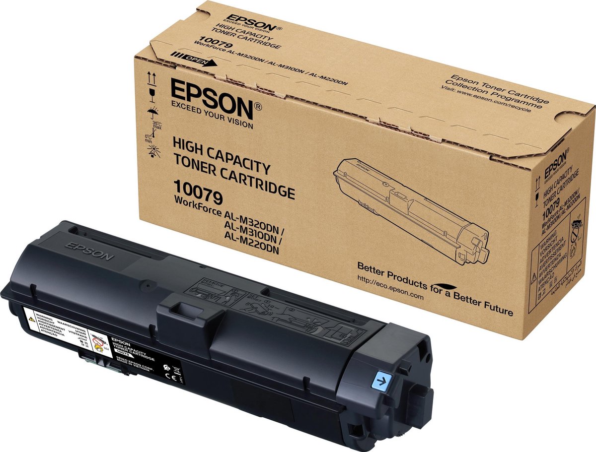 Epson High Capacity Toner Cartridge Black - Zwart