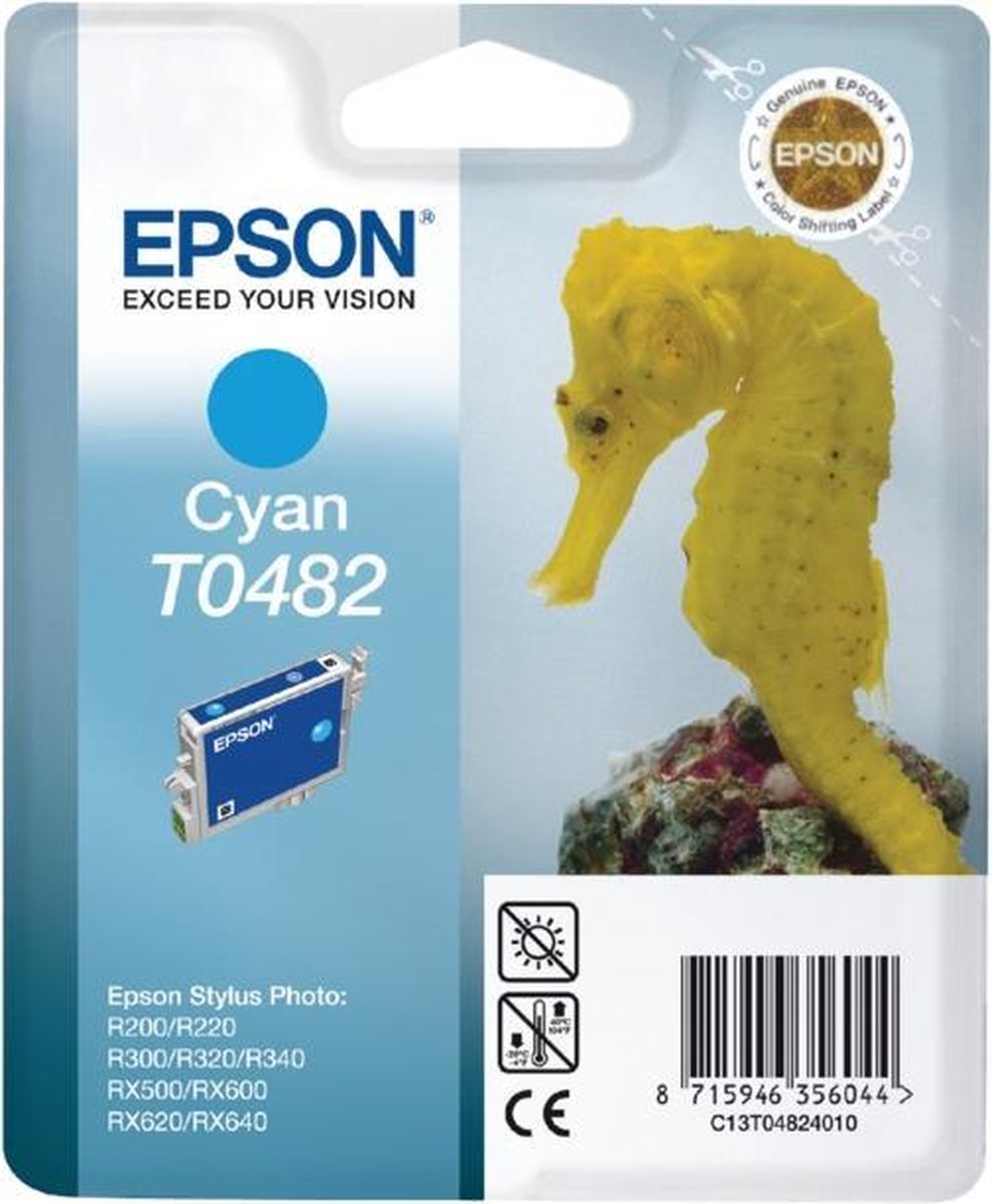 Epson T0482 - Inktcartridge / Cyaan