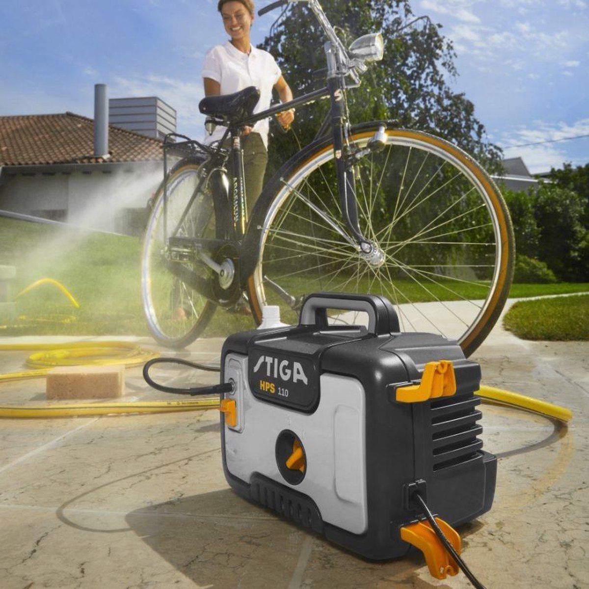 Stiga HPS 110 Hogedrukreiniger 110 bar Koud water