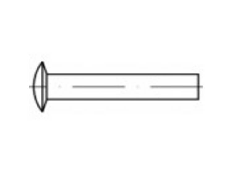 TOOLCRAFT 112344 Lensklinknagel (Ã x l) 5 mm x 16 mm Staal 500 stuk(s)