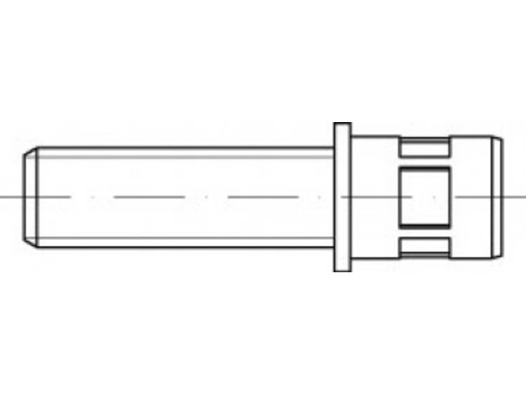 TOOLCRAFT TO-5444220 Open blindklinknagel M8 Staal 100 stuk(s)