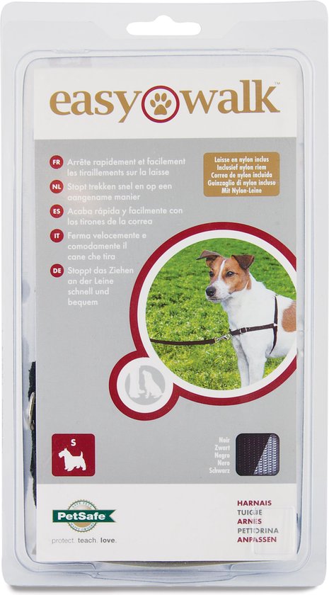 Petsafe Anti-Trek hondentuig Easy Walk ® - Zwart