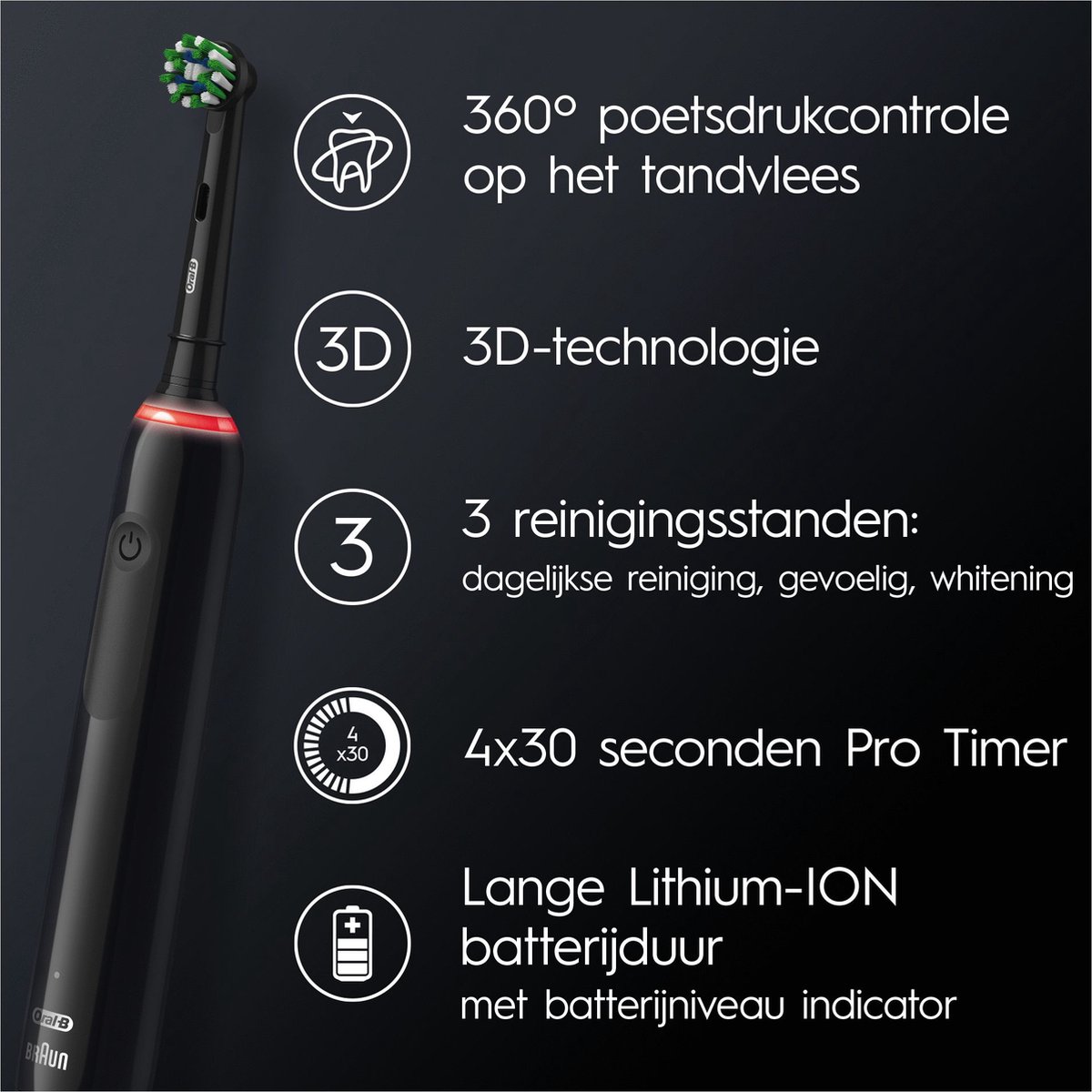 Oral B Oral-b Oral-b Pro 3900 Duo Bl/ros - Zwart