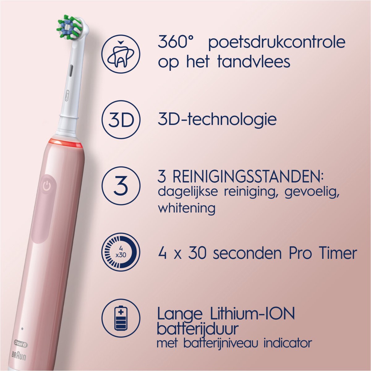 Oral B Oral-b Oral-b Pro 3900 Duo Bl/ros - Zwart