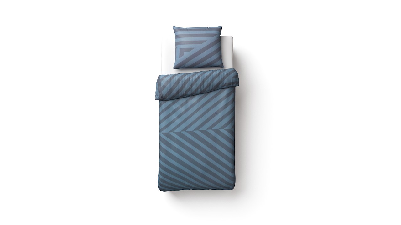 Beter Bed Dekbedovertrek Boho - 140 x 200/220 cm - Blauw