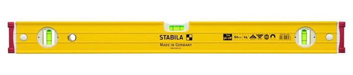 Stabila 80 M 16882 Magneetwaterpas 100 cm 0.5 mm/m