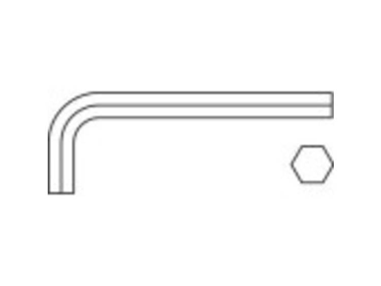 TOOLCRAFT Haakse schroevendraaier Inbus 2.5 mm