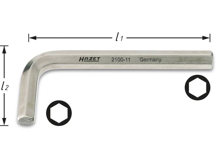 Hazet Haakse schroevendraaier Inbus 1.5 mm