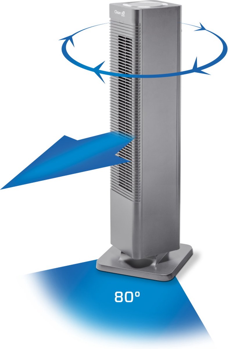 Clean Air Optima CA-904G ventilatorkachel - Grijs