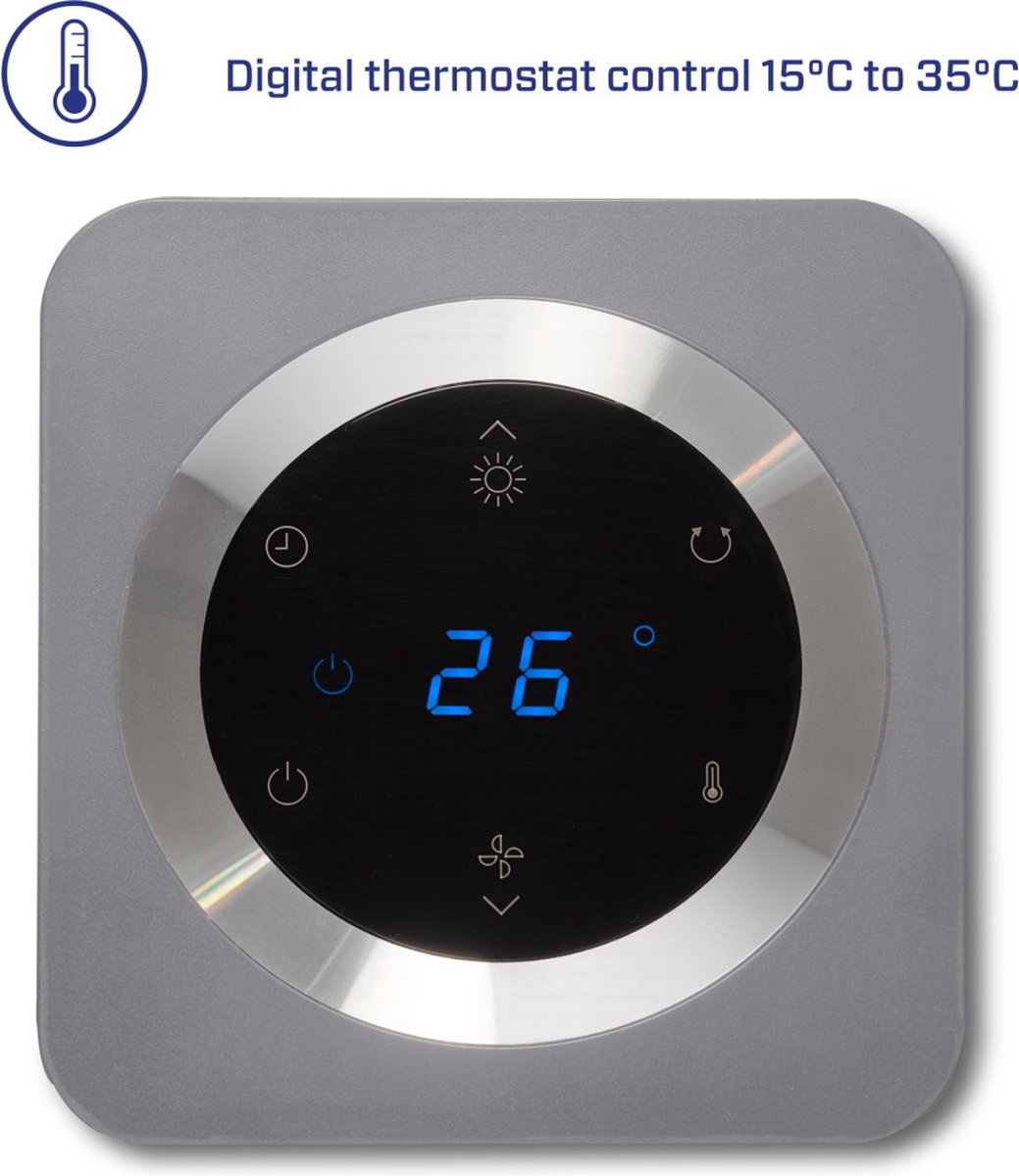 Clean Air Optima CA-904G ventilatorkachel - Grijs