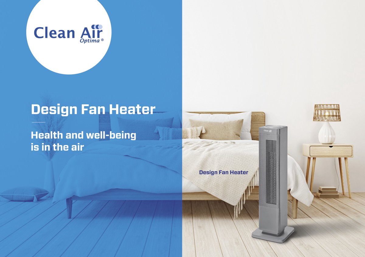 Clean Air Optima CA-904G ventilatorkachel - Grijs