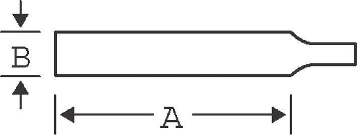 Bahco Ronde vijl met handgreep 200 X 8,0mm kap 1 1-230-08-1-2 1 stuk(s)