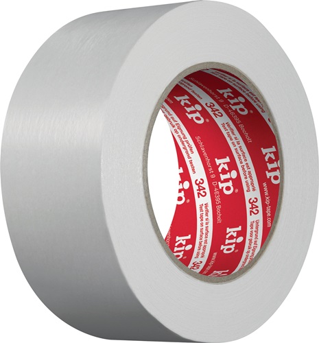 Tapijttape | lengte 10 m | breedte 50 mm | wit rol | 36 stuks - 342-12