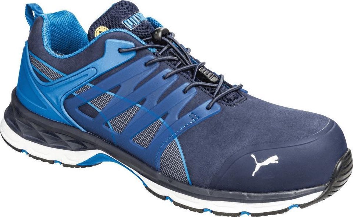 Puma Veiligheidsschoen | maat 43 blauw | S1P ESD HRO SRC EN ISO 20345 | microvezel | 1 stuk - 64.385.0-43