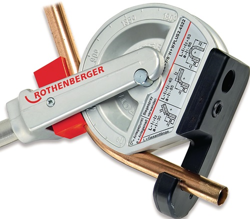 Rothenberger Handbuiger | tot 180 graden | werkbereik 12-22 mm | 7-delig | 1 stuk - 24500