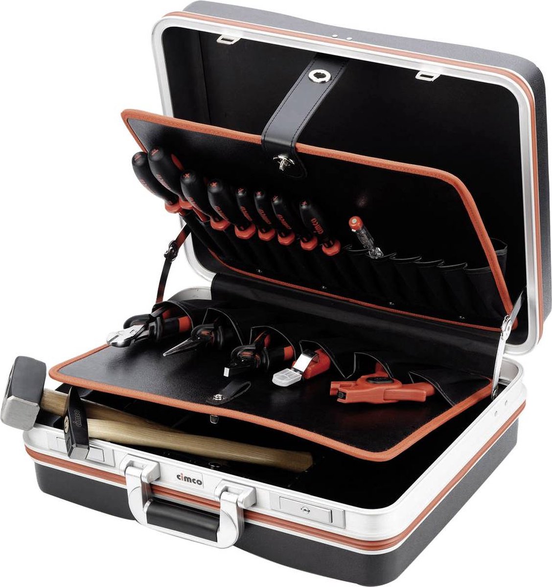 Cimco 170175 Gereedschapskoffer (met inhoud) Elektricien 15-delig (l x b x h) 465 x 310 x 170 mm
