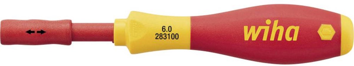 Wiha Bithouder | VDE | totale lengte 160 mm | voor 6 mm slimBits | 1 stuk - 34577