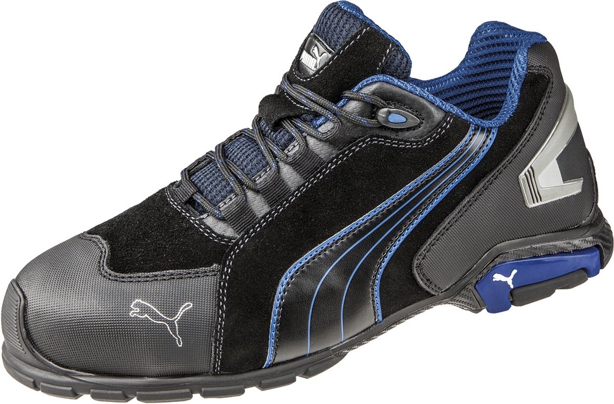 Puma Veiligheidsschoen | maat 41 zwart/blauw | S3 SRC EN ISO 20345 | velours | 1 stuk - 64.275.0-41