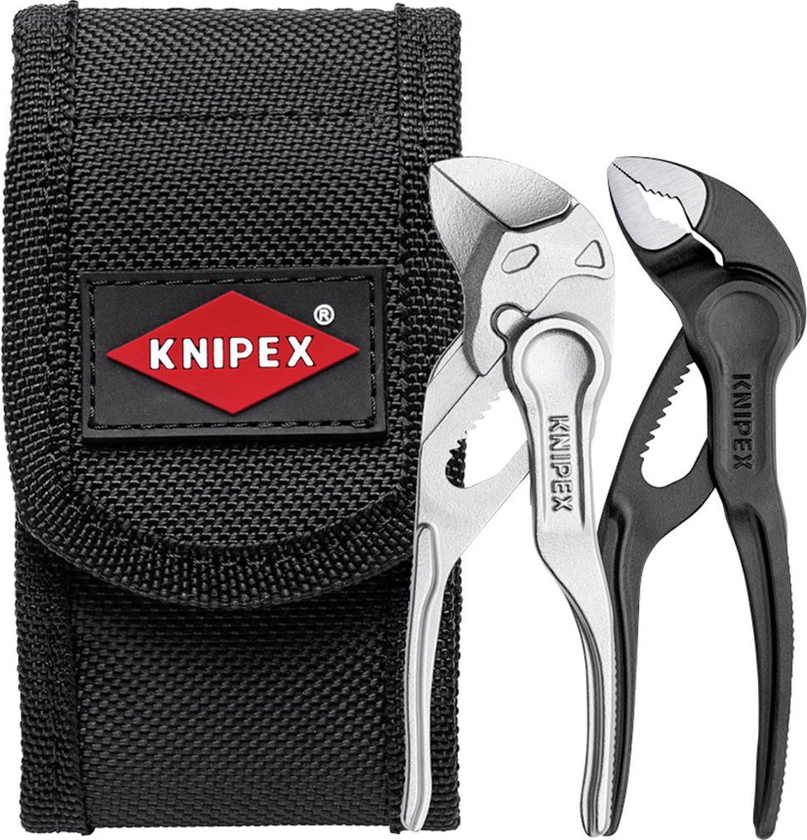 Knipex Tangen-set | inhoud 2-delig riemtas | 1 stuk - 00 20 72 V04 XS