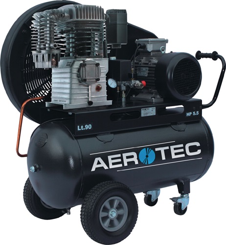 Aerotec Compressor | 780 l/min 10 bar | 4 kW 400 V 50 Hz | 90 l | 1 stuk - 2010184