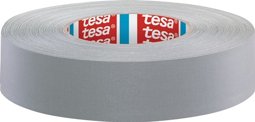 Tesa Weefseltape | grijs | lengte 50 m | breedte 38 mm wiel | 4 stuks - 04651-00537-00