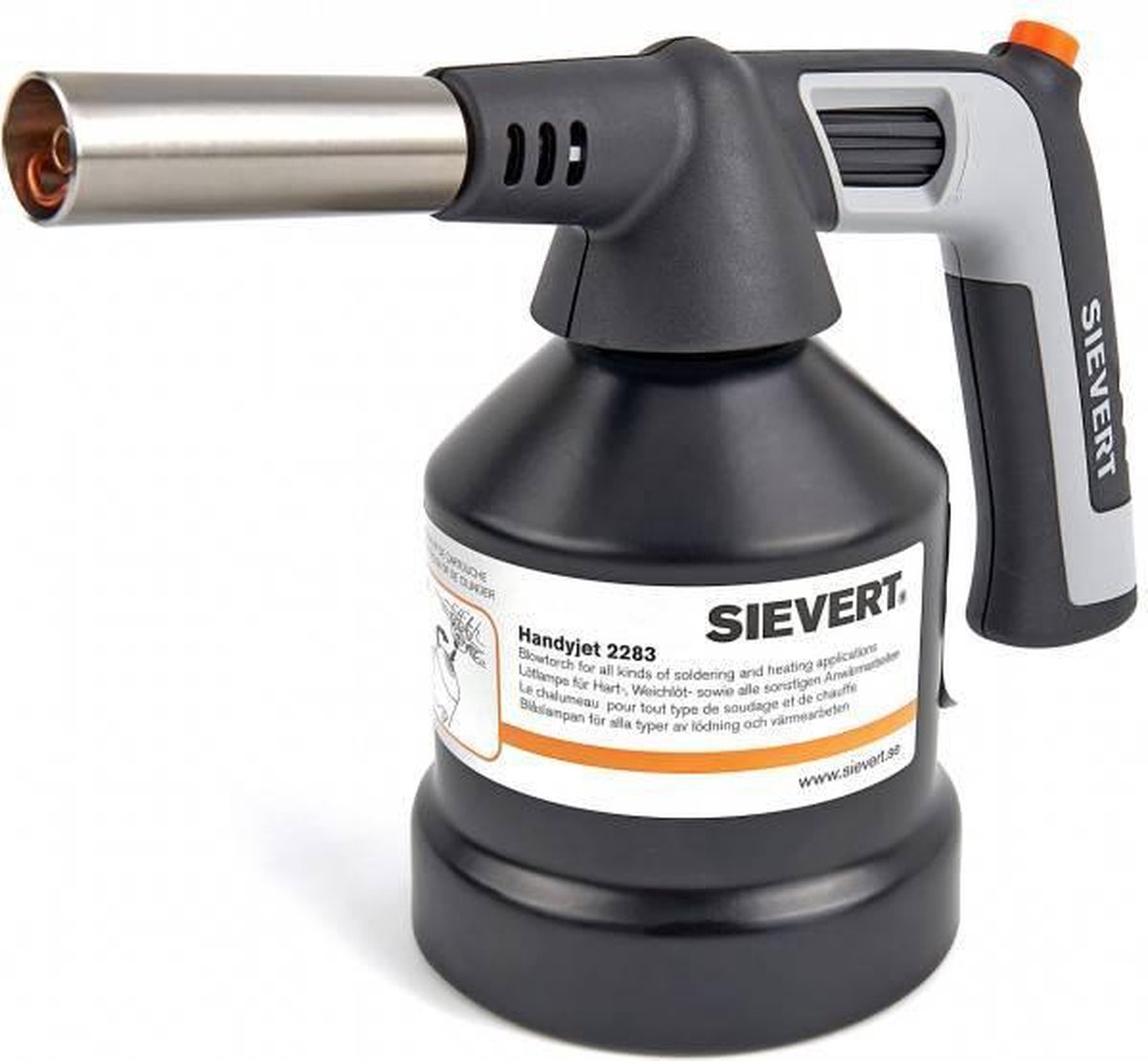 Sievert Soldeerbrander | zonder gaspatroon | 140 g/h | 1,8 kW | 1 stuk - 228301