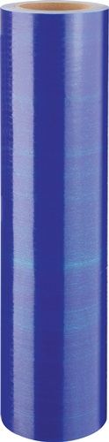 Beschermfolie LDPE | blauw-transparant | lengte 100 m | breedte 50 cm wiel | 1 stuk - 8320000021