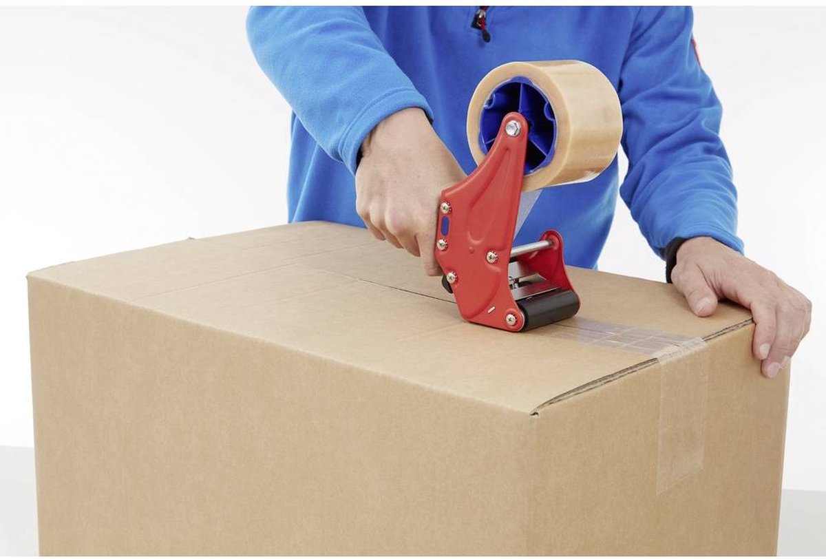 Tesa Verpakkingsplakband PVC | kleurloos | lengte 66 m | breedte 50 mm wiel | 6 stuks - 04124-00342-00