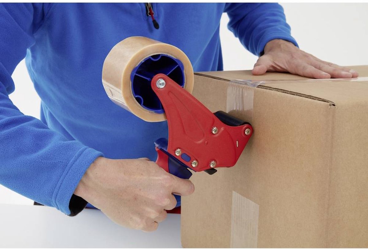 Tesa Verpakkingsplakband PVC | kleurloos | lengte 66 m | breedte 50 mm wiel | 6 stuks - 04124-00342-00