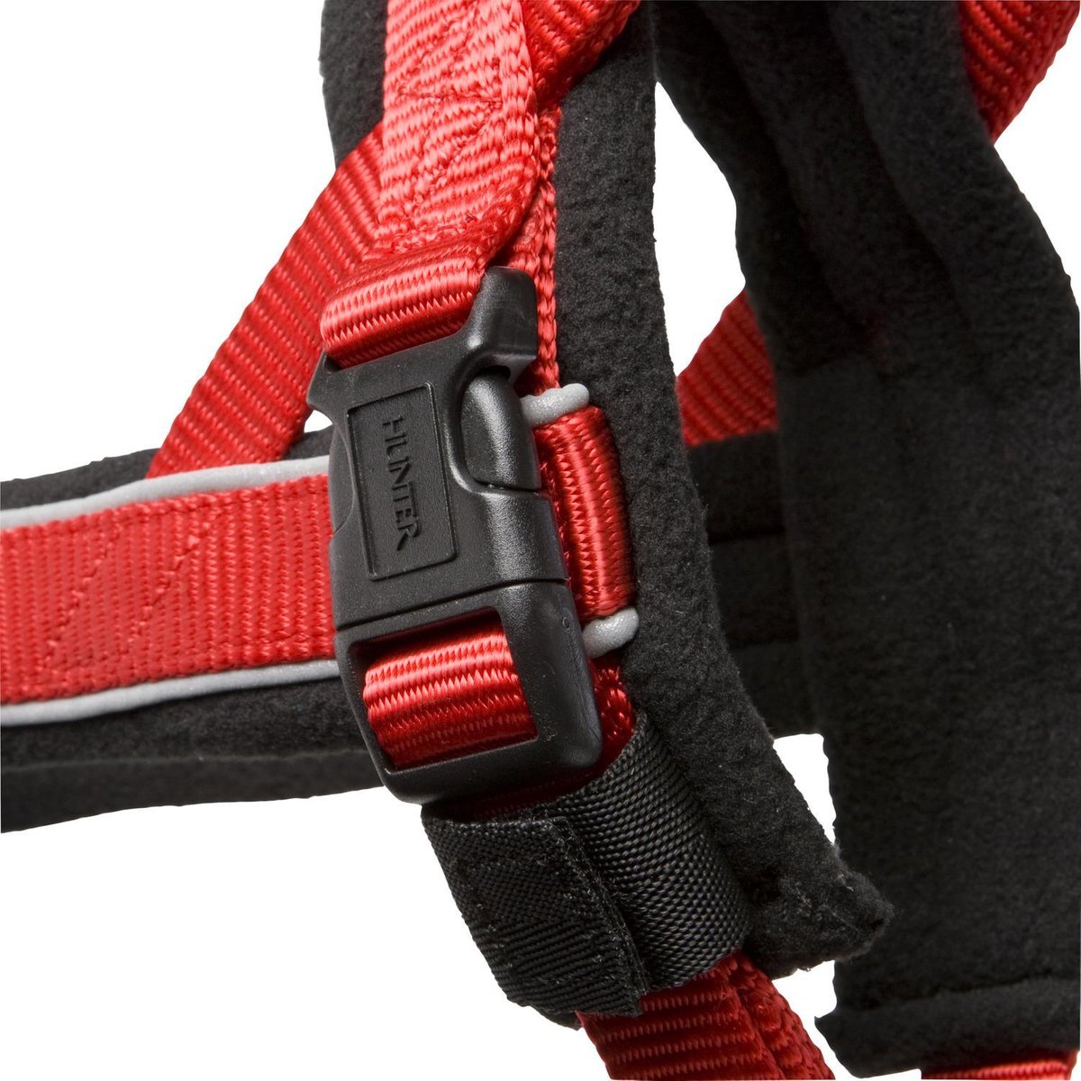 Hunter Hondenharnas Racing - Rood