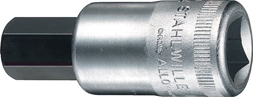 Stahlwille Dopsleutelbit | 1/2 inch binnen-6-kant | sleutelwijdte 17 mm | lengte 60 mm | 1 stuk - 03050017