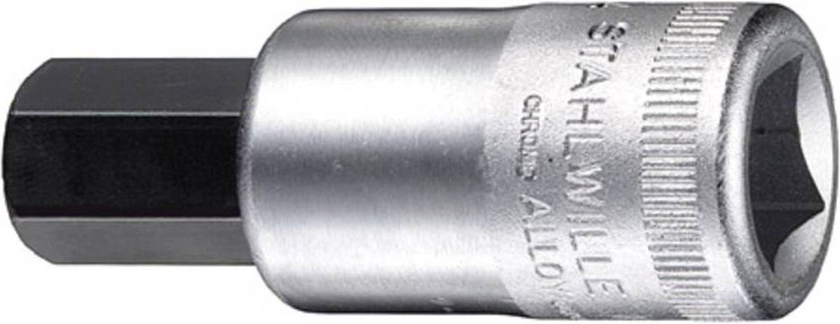 Stahlwille Dopsleutelbit | 1/2 inch binnen-6-kant | sleutelwijdte 4 mm | lengte 60 mm | 1 stuk - 03050004