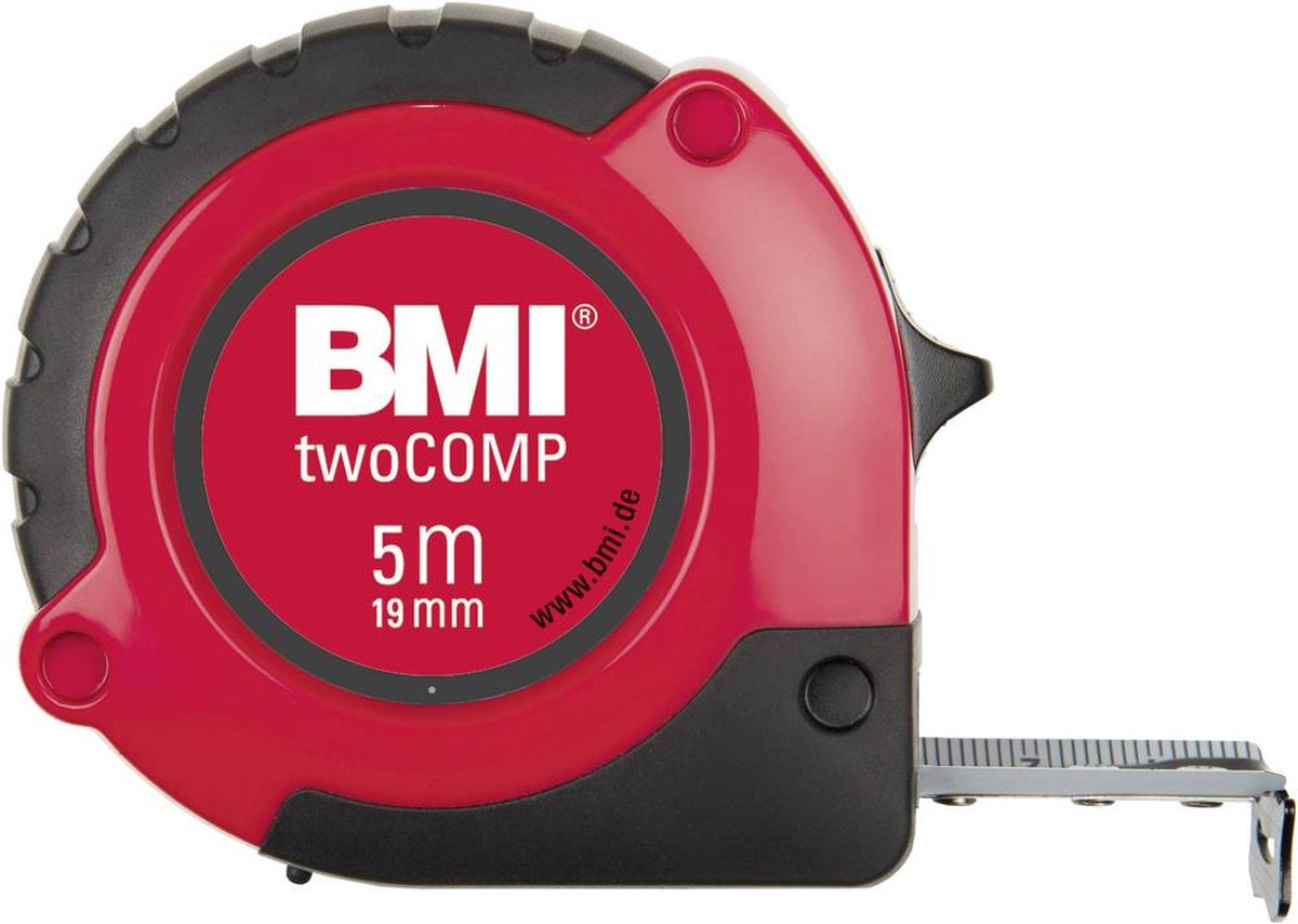 Bmi Rolbandmaat | lengte 3 m | breedte 16 mm | EG II ABS met magneet SB | 1 stuk - 472341021M