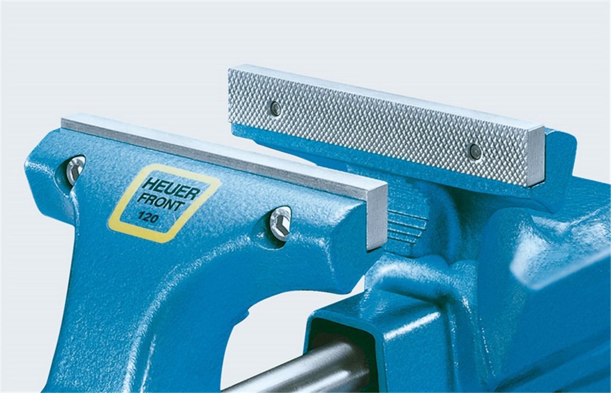 Heuer Parallelbankschroef | bekbreedte 120 mm spanwijdte 150 mm | uitwisselbare bekken | 1 stuk - 101 120