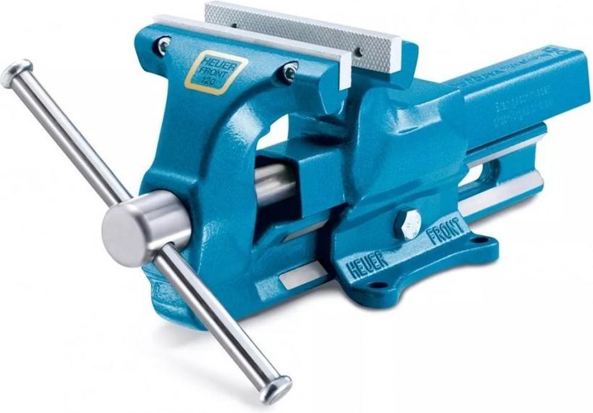 Heuer Parallelbankschroef | bekbreedte 120 mm spanwijdte 150 mm | uitwisselbare bekken | 1 stuk - 101 120